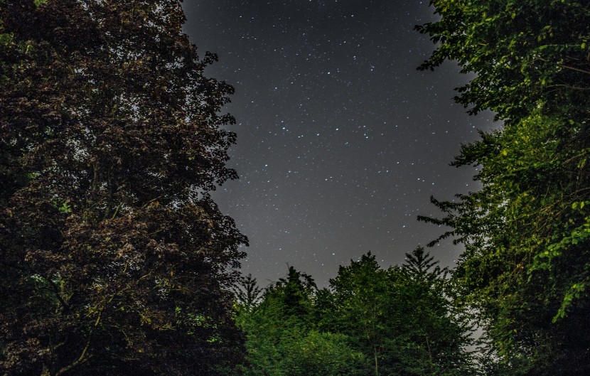 群星璀璨的夜空圖片