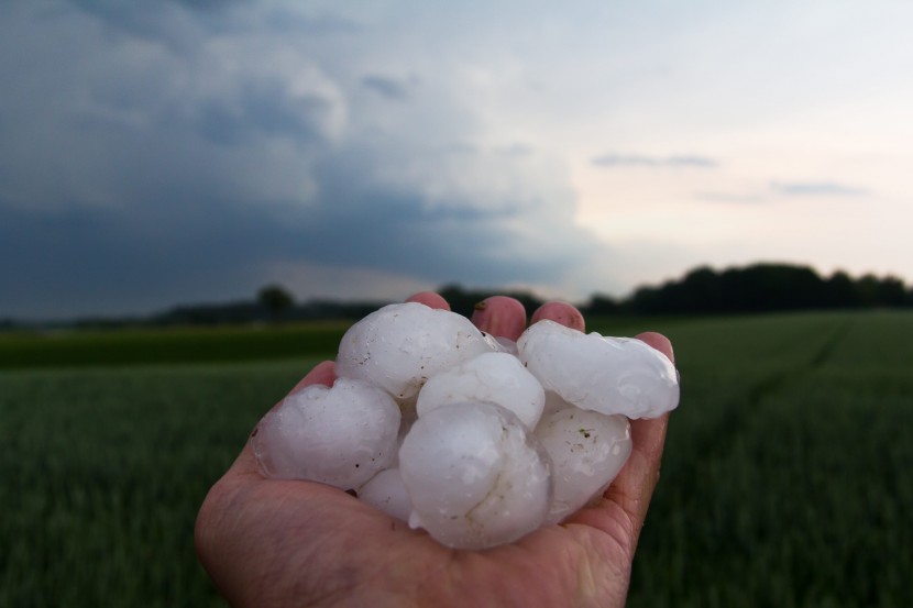 破壞力強的冰雹圖片