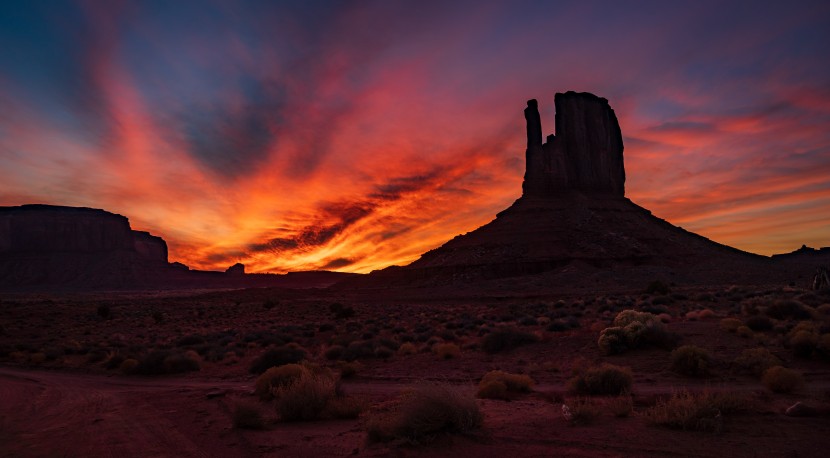 唯美的夕陽風景圖片