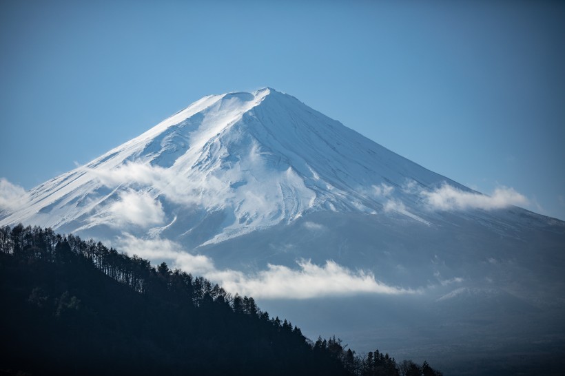 日本富士山自然風景圖片