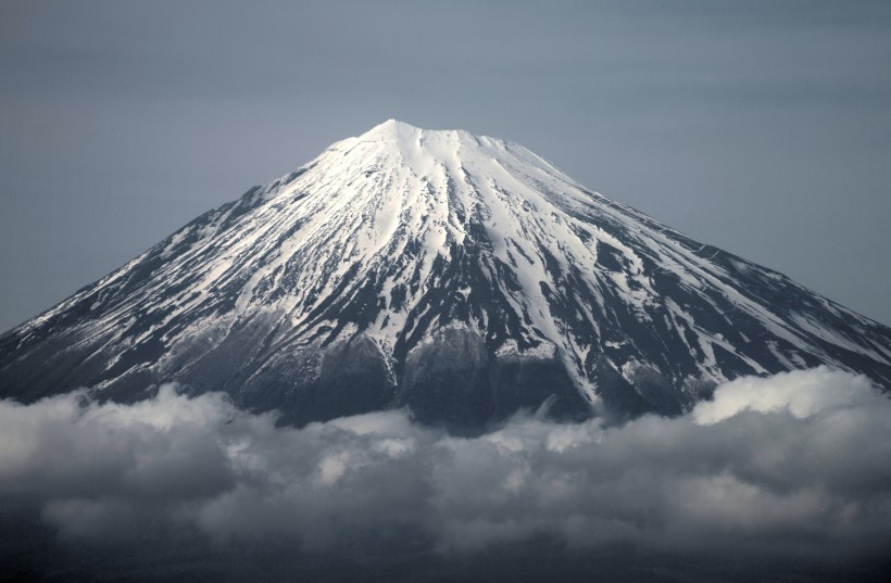 日本富士山自然風景圖片