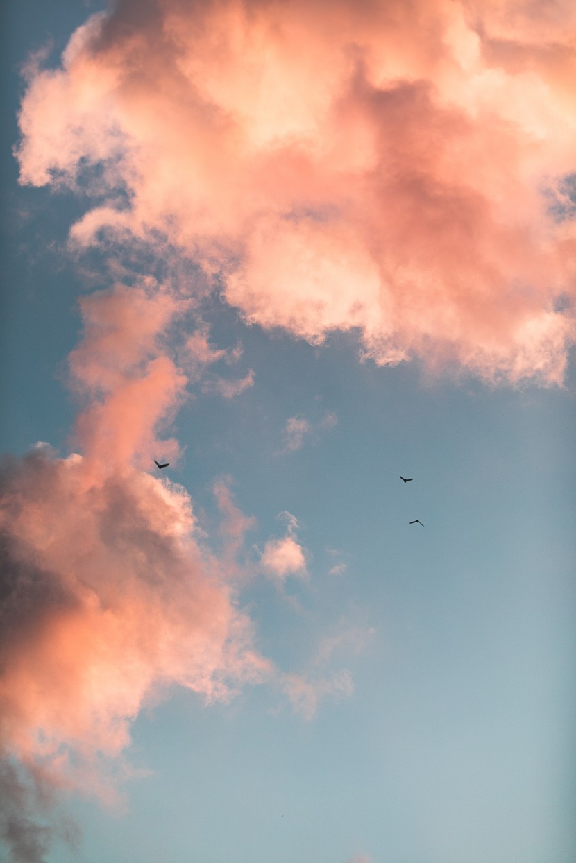 夢幻色彩的天空圖片