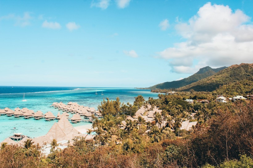 唯美海濱風景圖片