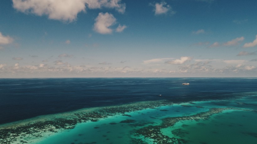 唯美海濱風景圖片