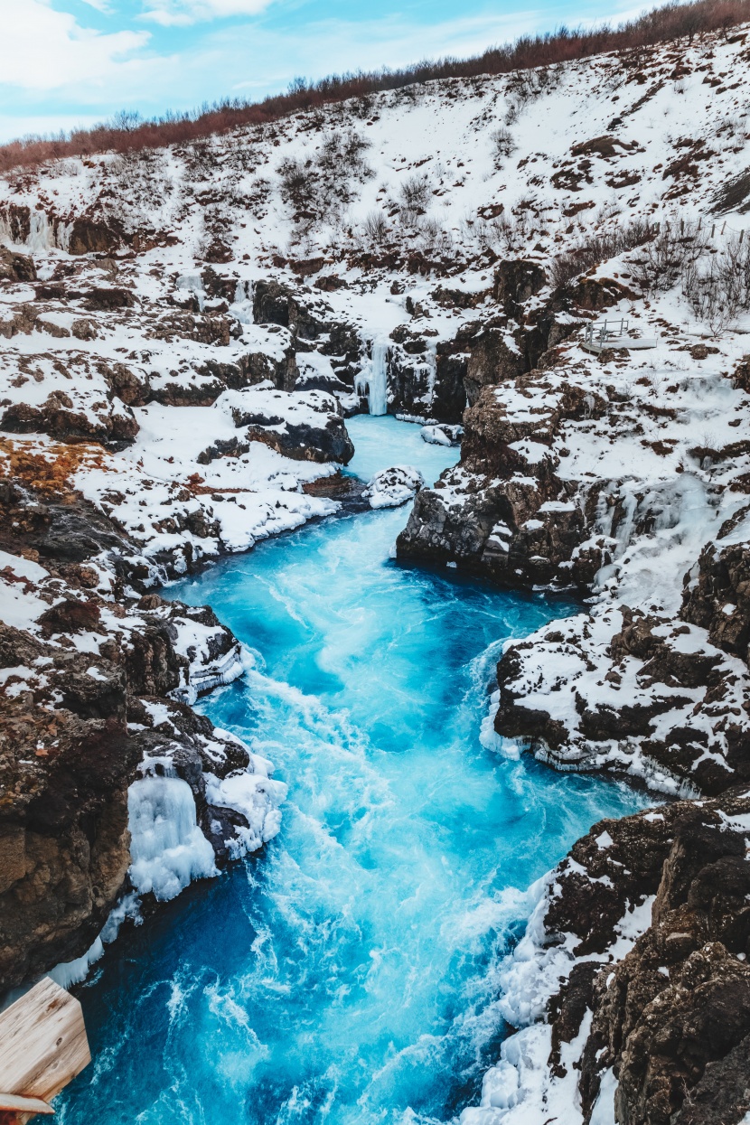 極地冰雪景觀圖片