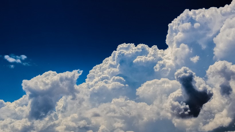 唯美藍天白雲風景圖片