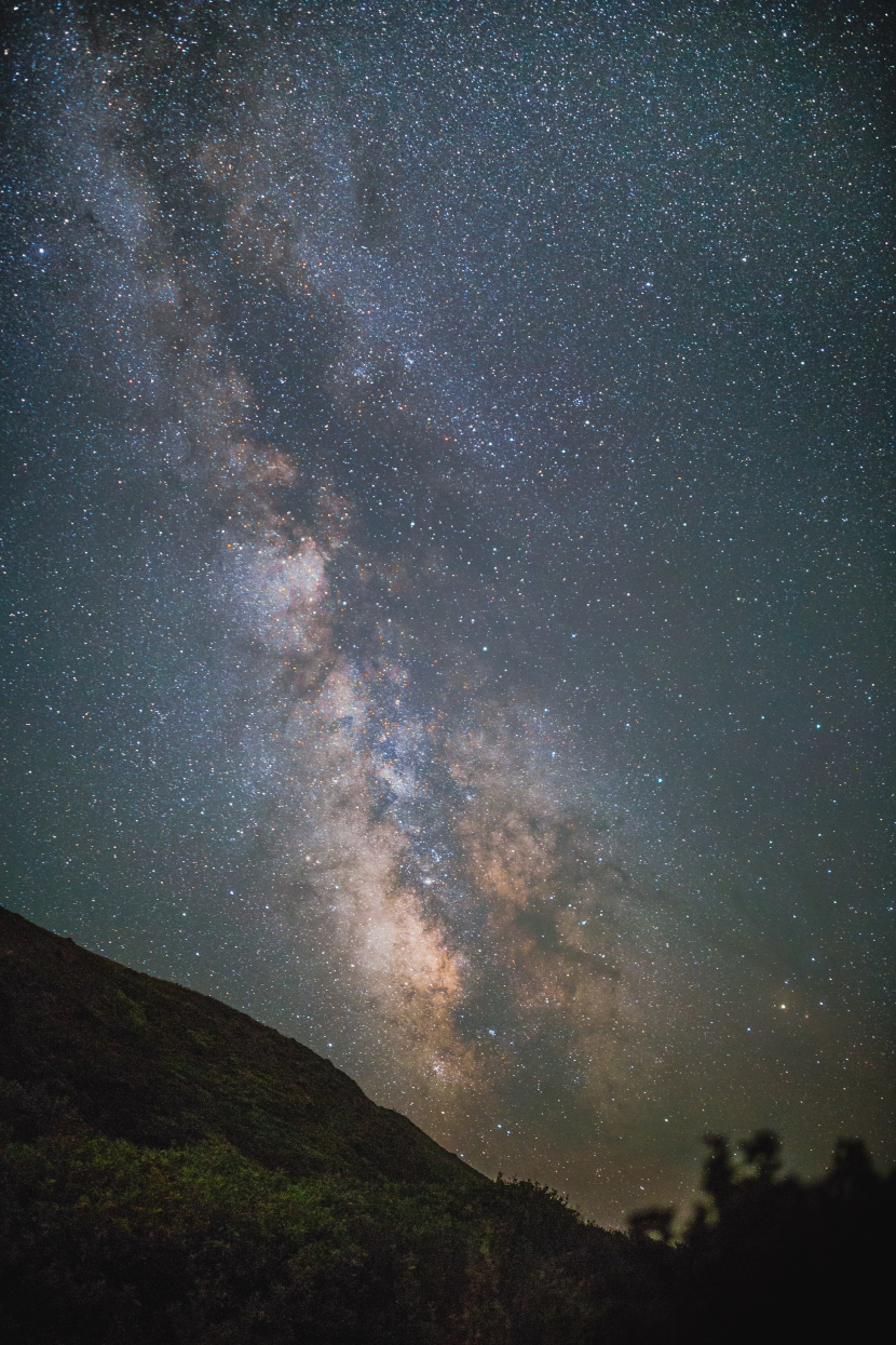 浩瀚唯美的星空風景圖片