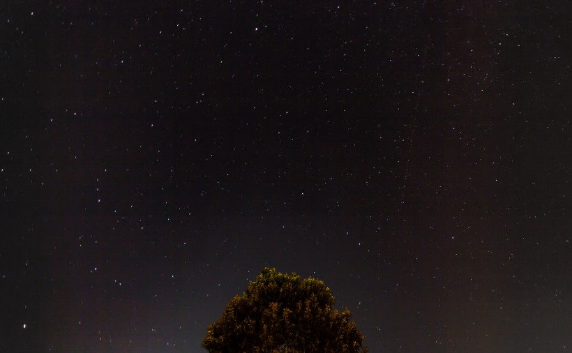 唯美純淨的璀璨星空風景圖片