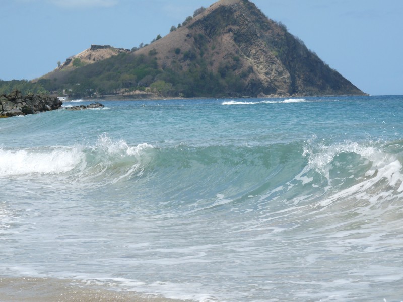 波濤洶湧的大海風景圖片