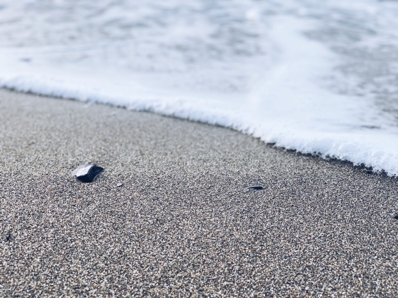 唯美靜谧的沙灘海灘風景圖片