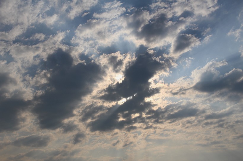 陰天烏雲密布風景圖片