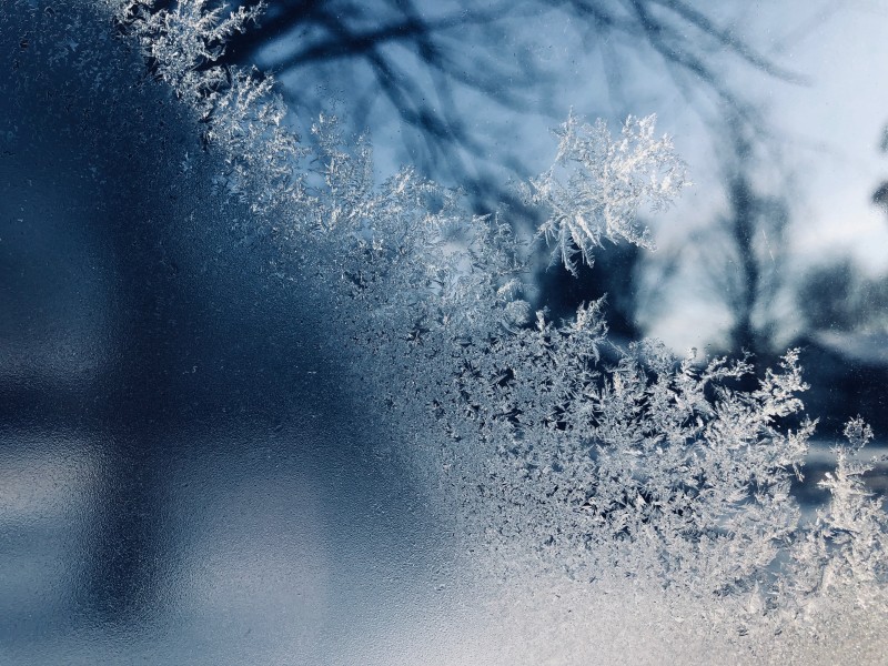 晶瑩剔透的雪花圖片