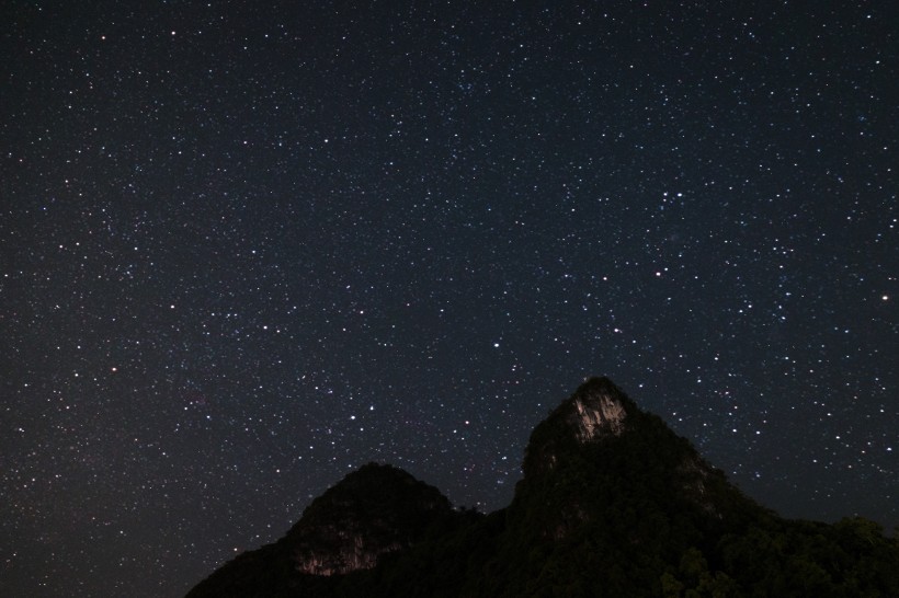 燦爛的星空圖片