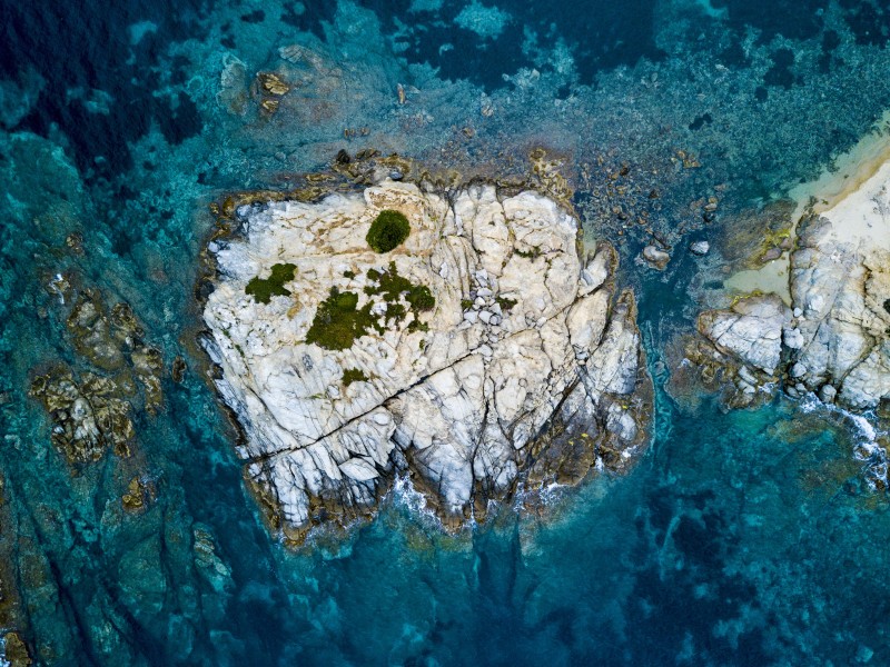 海島鳥瞰圖片