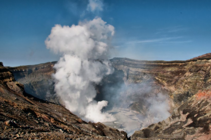 震撼的火山噴發圖片