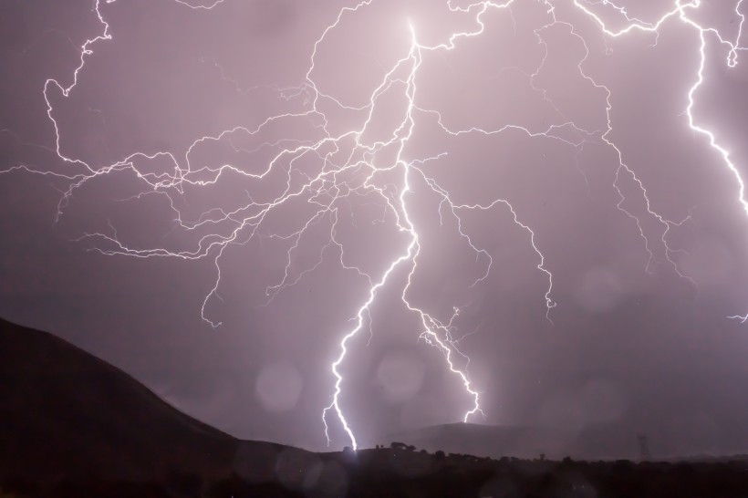 驚天動地的雷電圖片