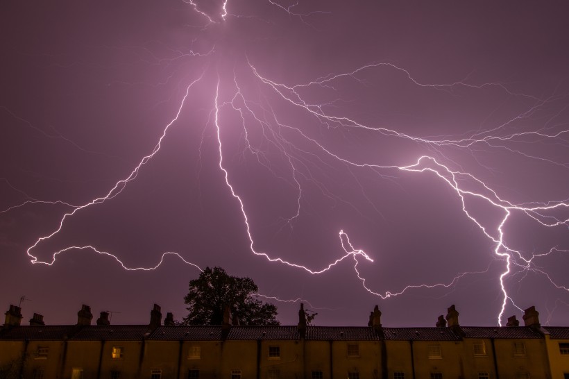 驚天動地的雷電圖片