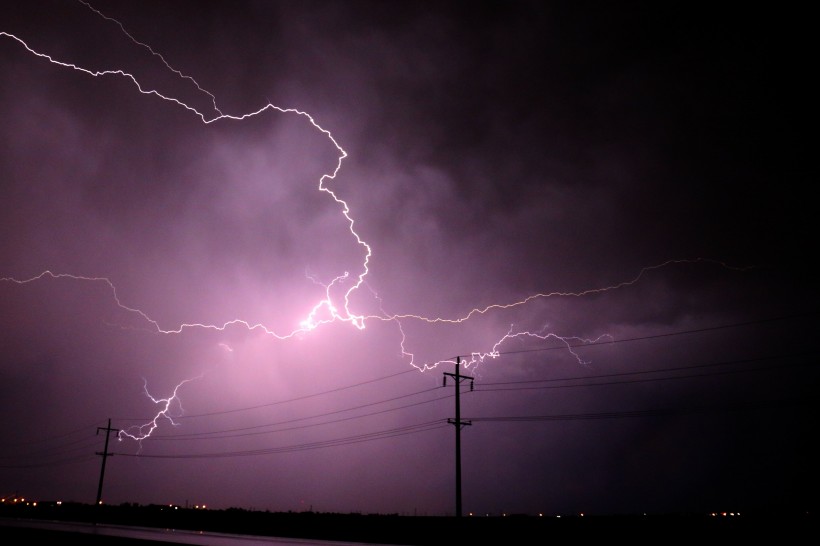 驚天動地的雷電圖片