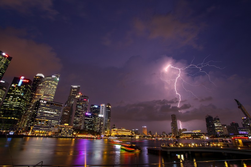 驚天動地的雷電圖片