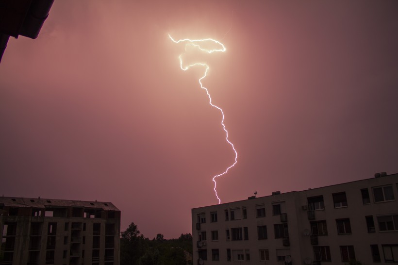 恐怖的閃電圖片