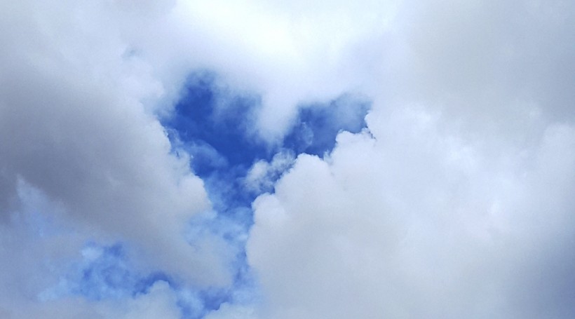 天空中的雲彩圖片