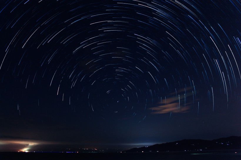 夢幻的星空圖片