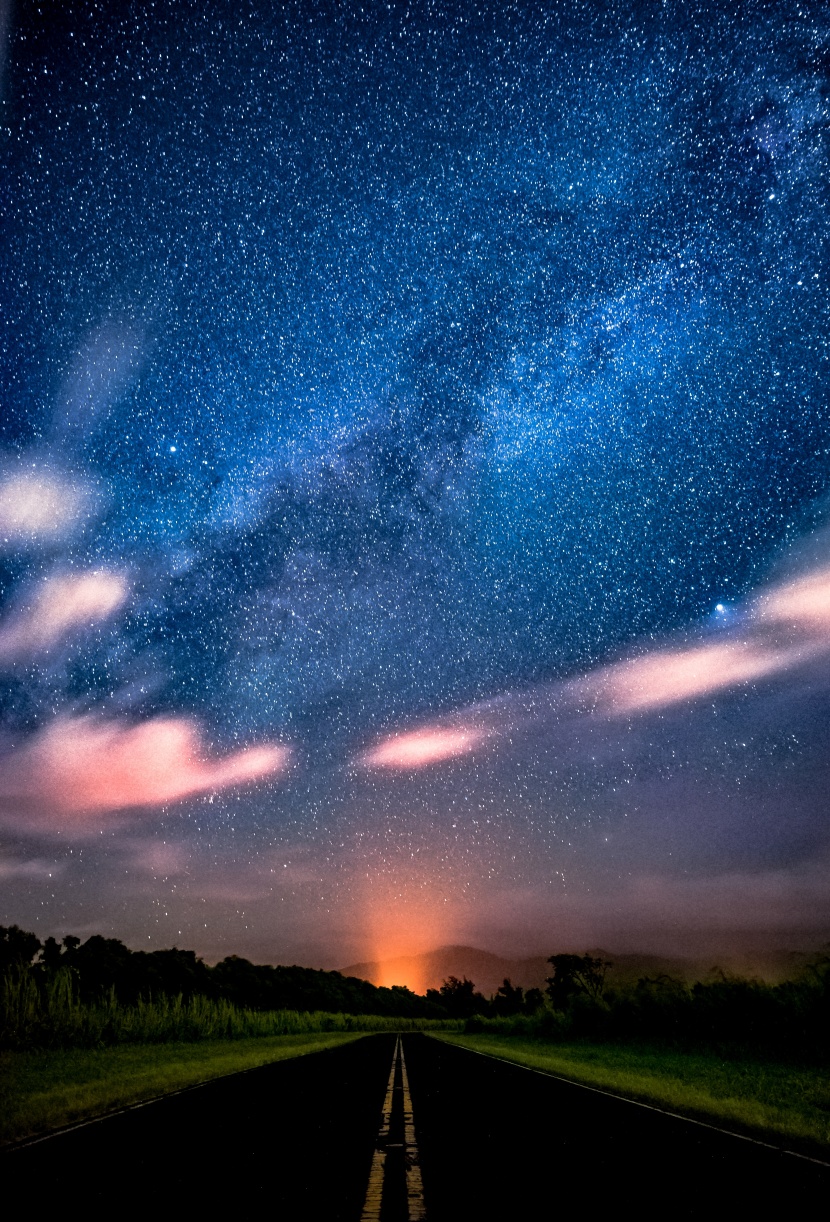 夢幻的星空圖片