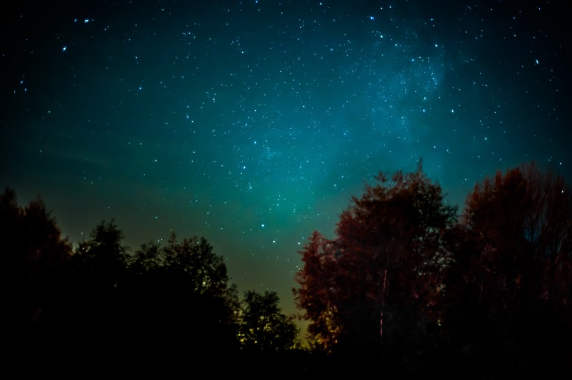 夢幻的星空圖片