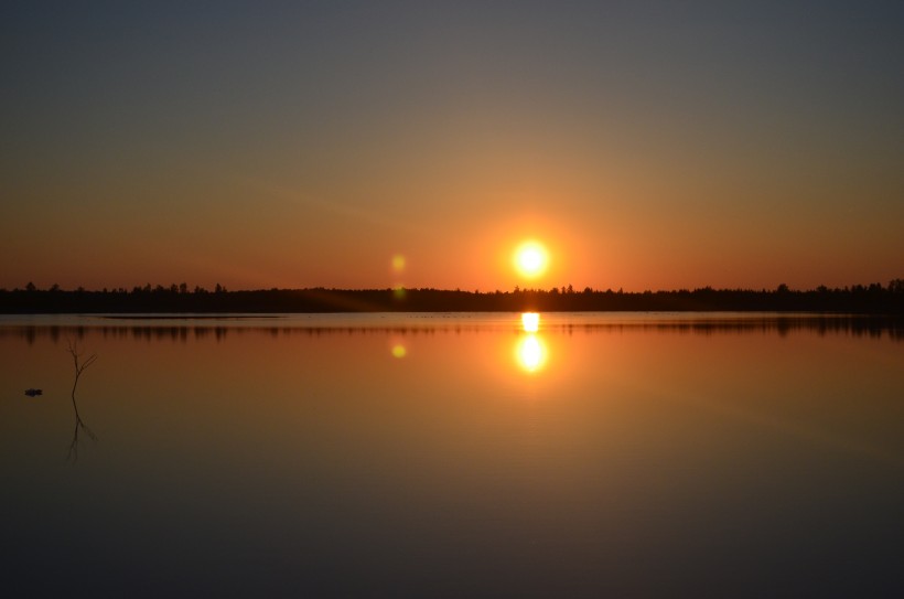 美麗的夕陽風景圖片