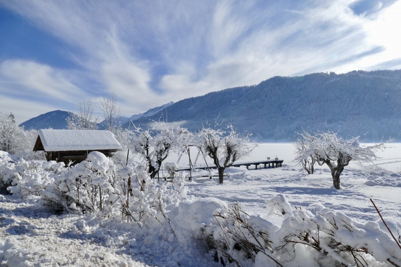 唯美冰雪風景圖片