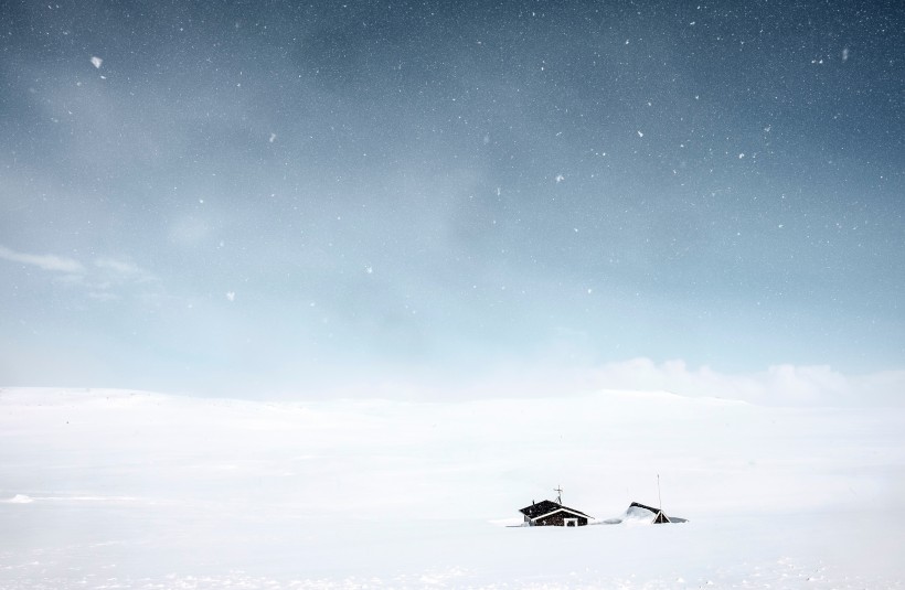 冬天的雪景圖片