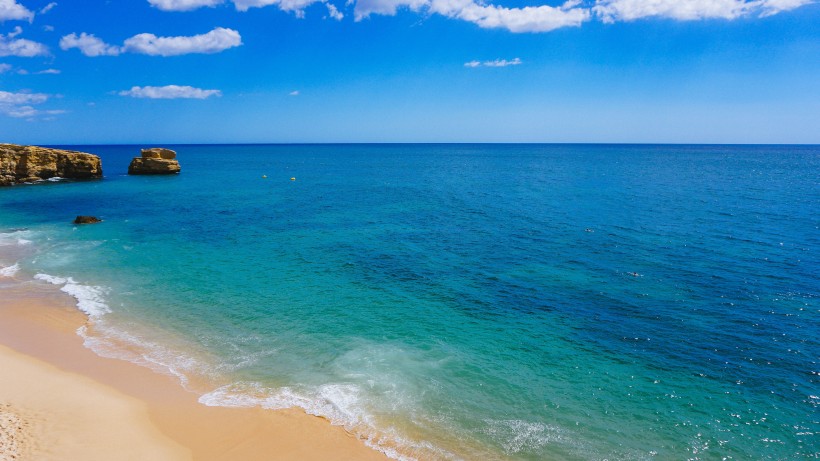 美麗的海岸風景圖片