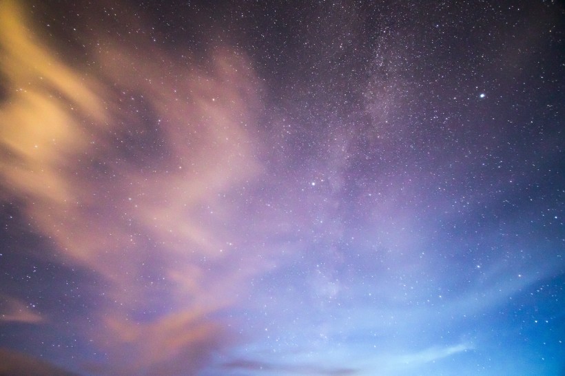 夢幻的星空圖片