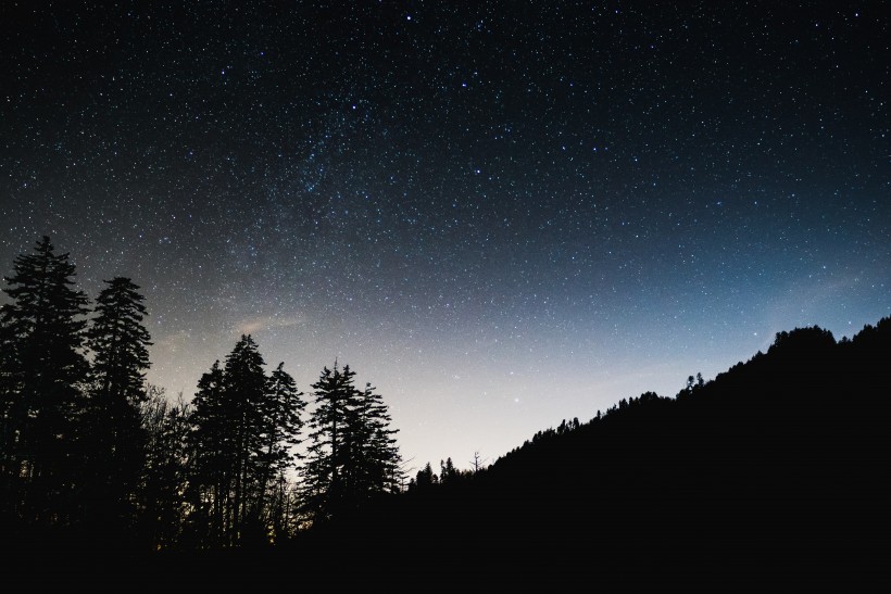 夢幻的星空圖片