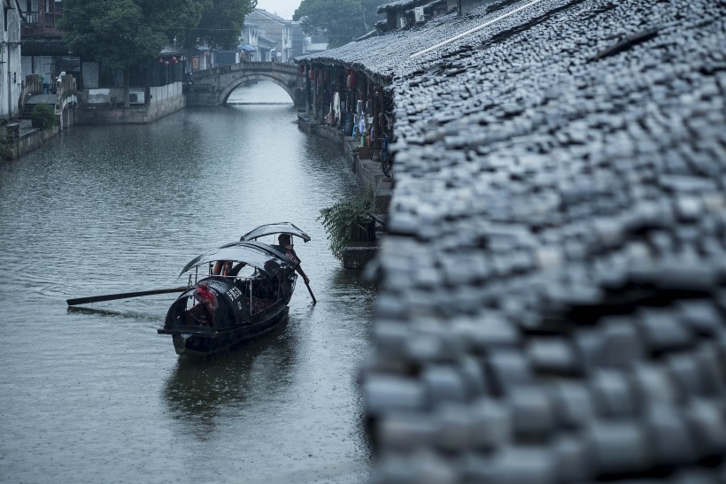 唯美的下雨天的圖片