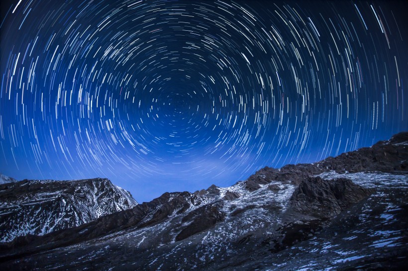 繁星點點的星空圖片