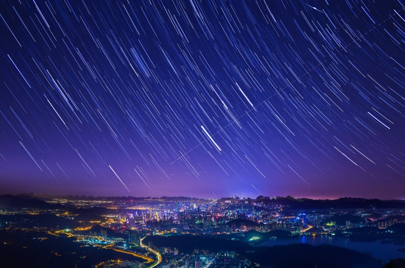 美妙燦爛的星空圖片