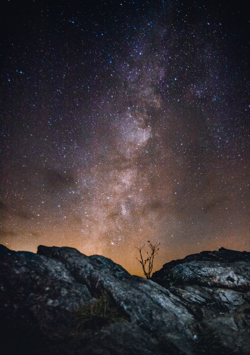 繁星點點的星空圖片