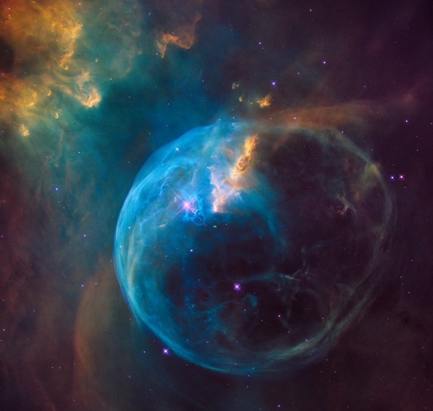 宇宙中的星雲圖片