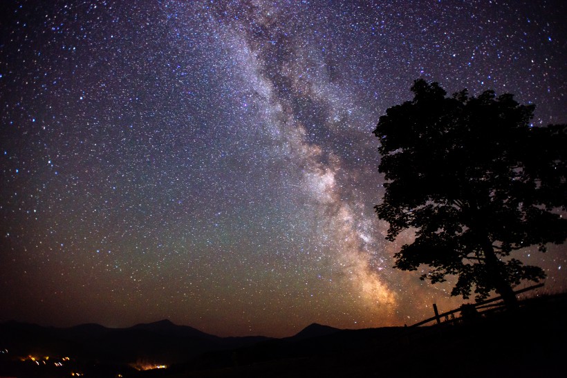 璀璨的星空圖片