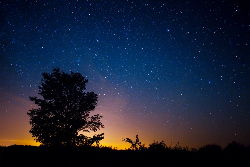 璀璨的星空圖片