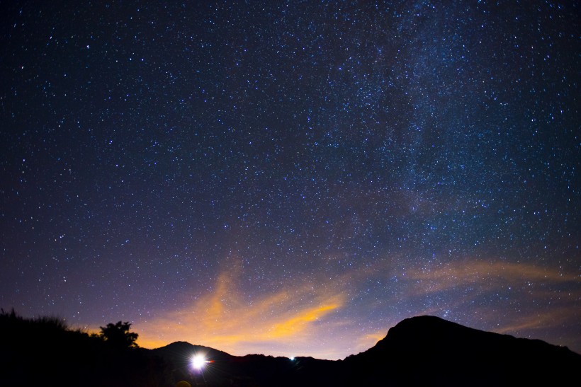 璀璨的星空圖片