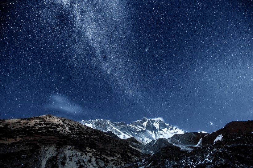 璀璨的星空圖片