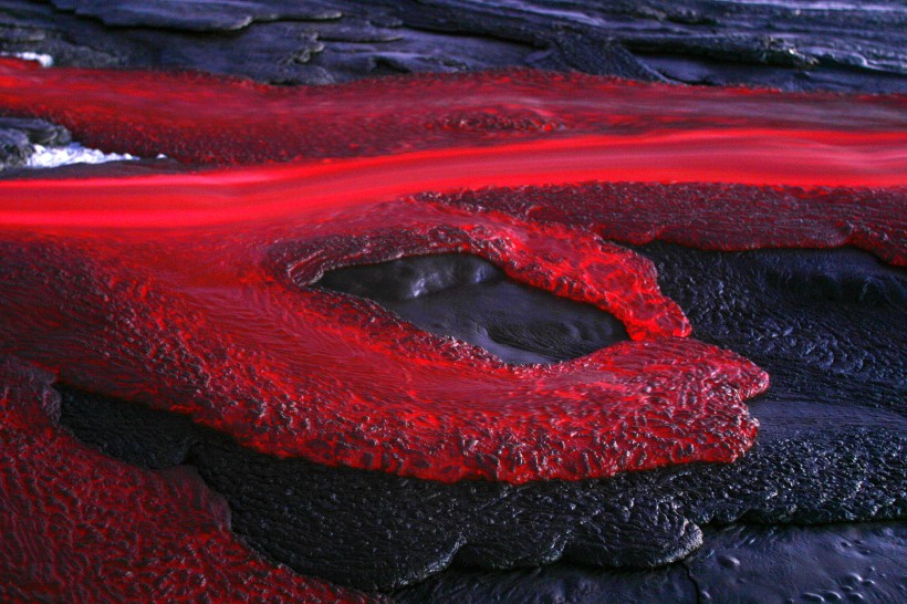 火山和岩漿風景圖片