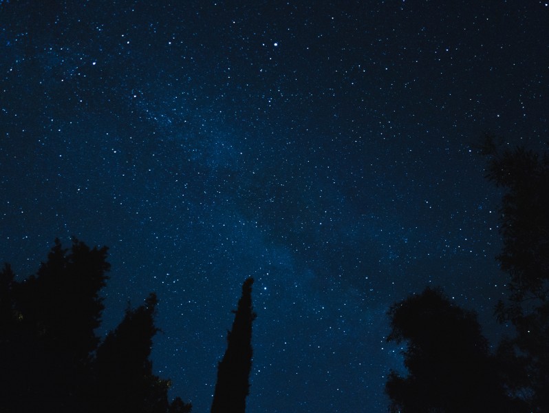 美麗的夜空圖片