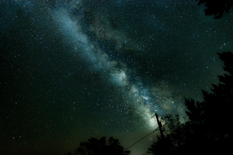 美麗的夜空圖片