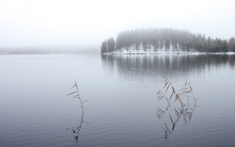 甯靜的湖泊圖片
