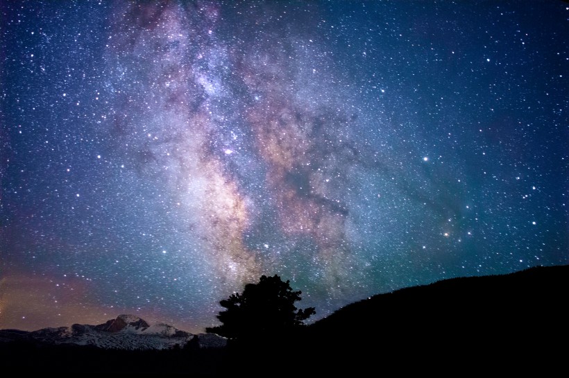 神秘的星空圖片