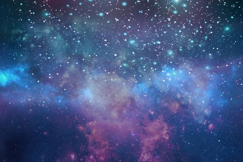 浩瀚的星空銀河風景圖片