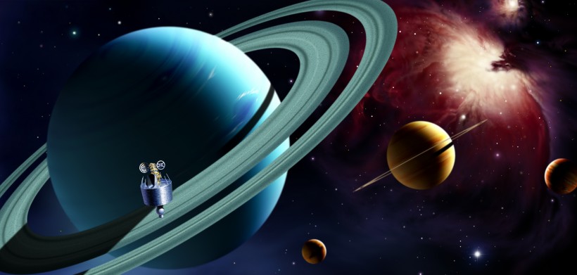 美麗的星球和浩瀚的宇宙圖片